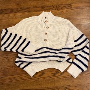 ABLE x Jess Ann Kirby striped sweater
